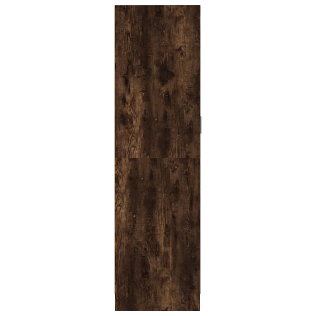 vidaXL Armario madera contrachapada roble ahumado 82,5x51,5x180 cm