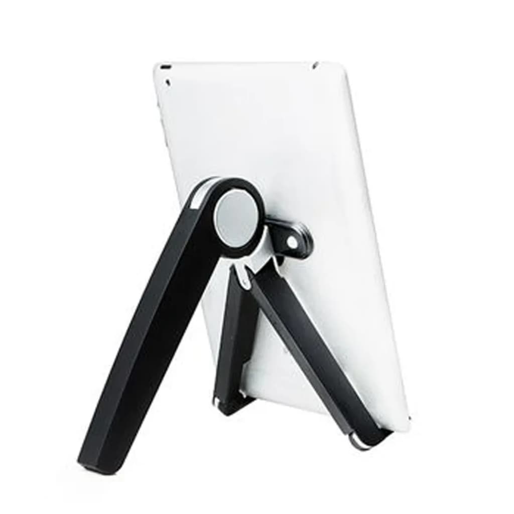 ErgoLine Soporte de portátil/tablet Cricket negro y plata 20x5x2,4 cm