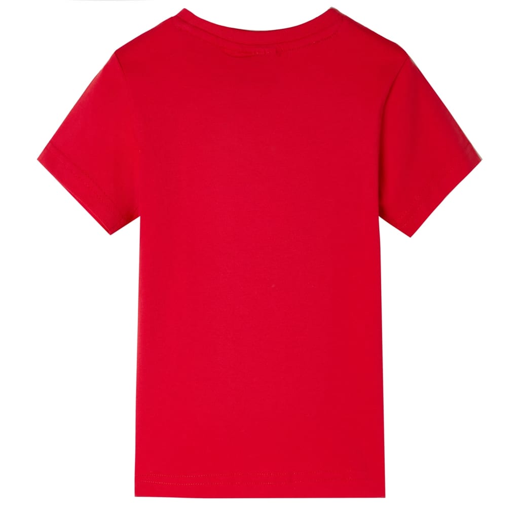 Camiseta infantil color rojo 92