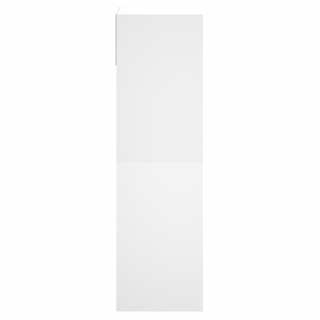 vidaXL Zapatero de madera de ingeniería blanco 60x34x116 cm