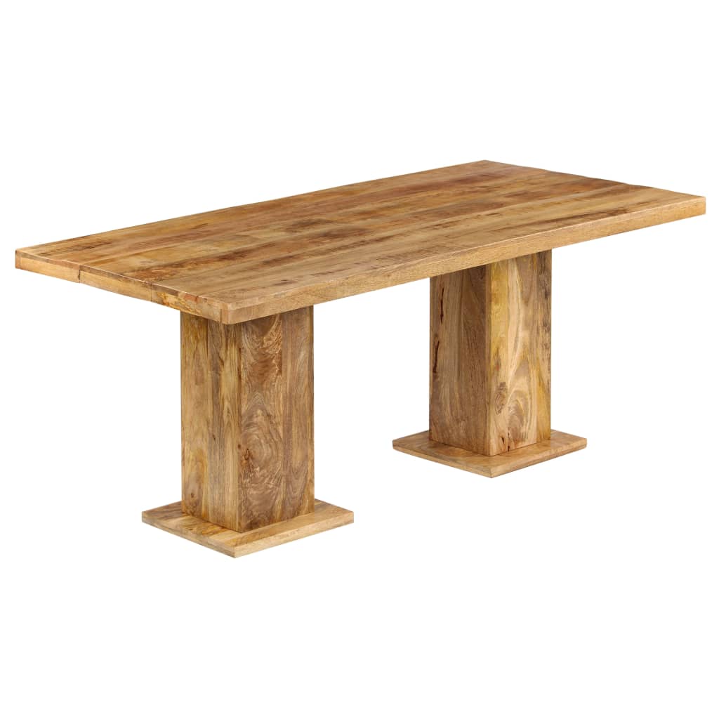 vidaXL Mesa de comedor de madera maciza de mango 178x90x77 cm