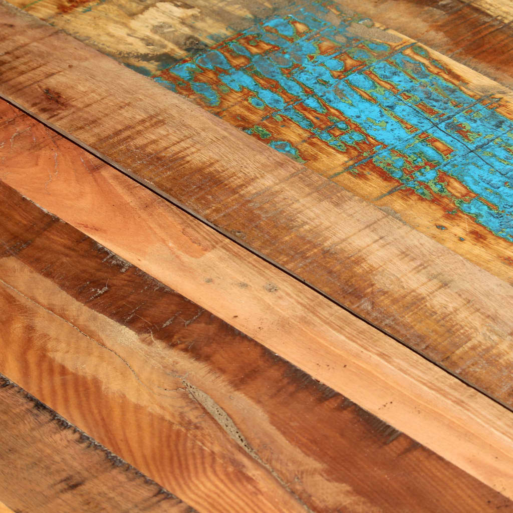vidaXL Mesa de comedor de madera maciza reciclada 118x60x76 cm
