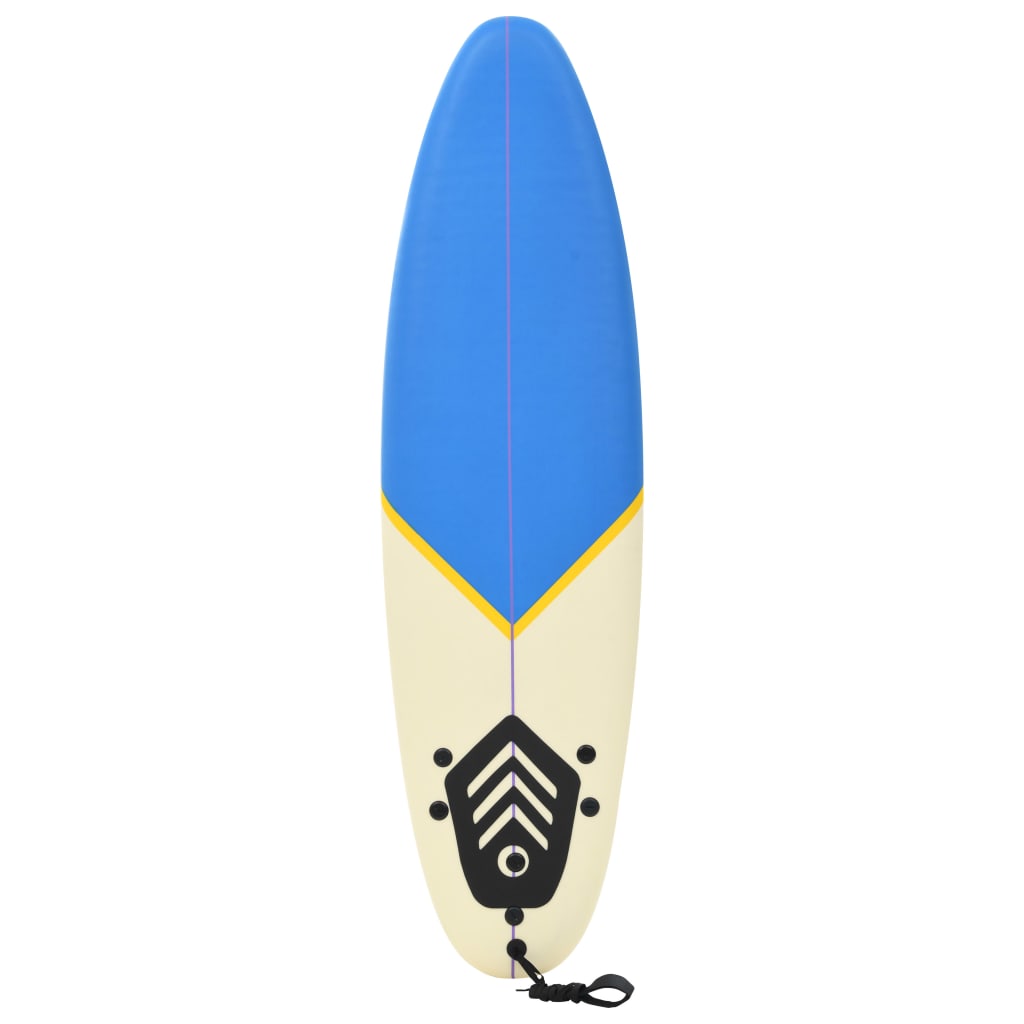 vidaXL Tabla de surf 170 cm azul y crema