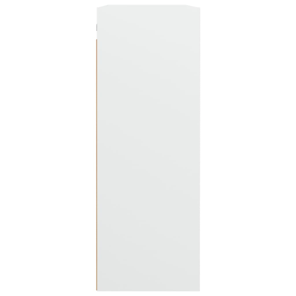 vidaXL Armario colgante de pared blanco 69,5x32,5x90 cm