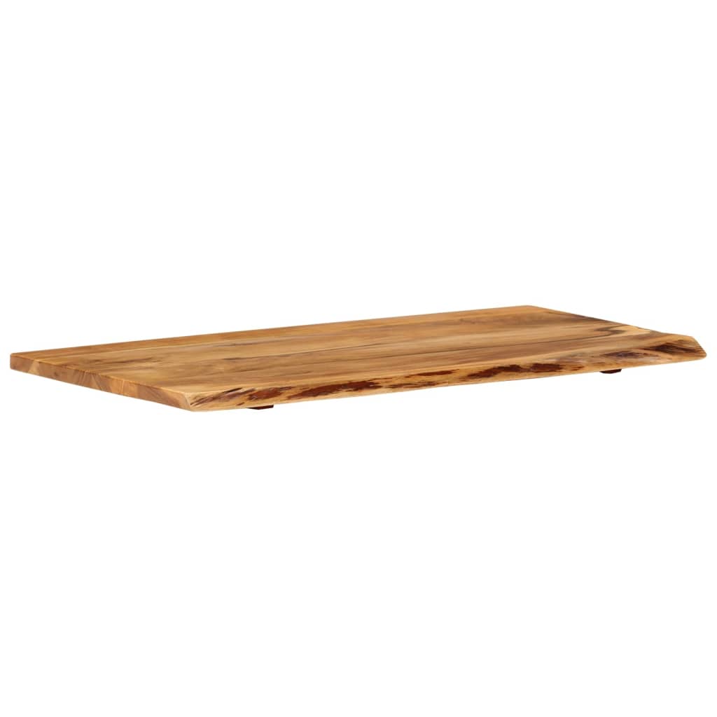 vidaXL Encimera para armario tocador madera maciza acacia 100x52x2,5cm
