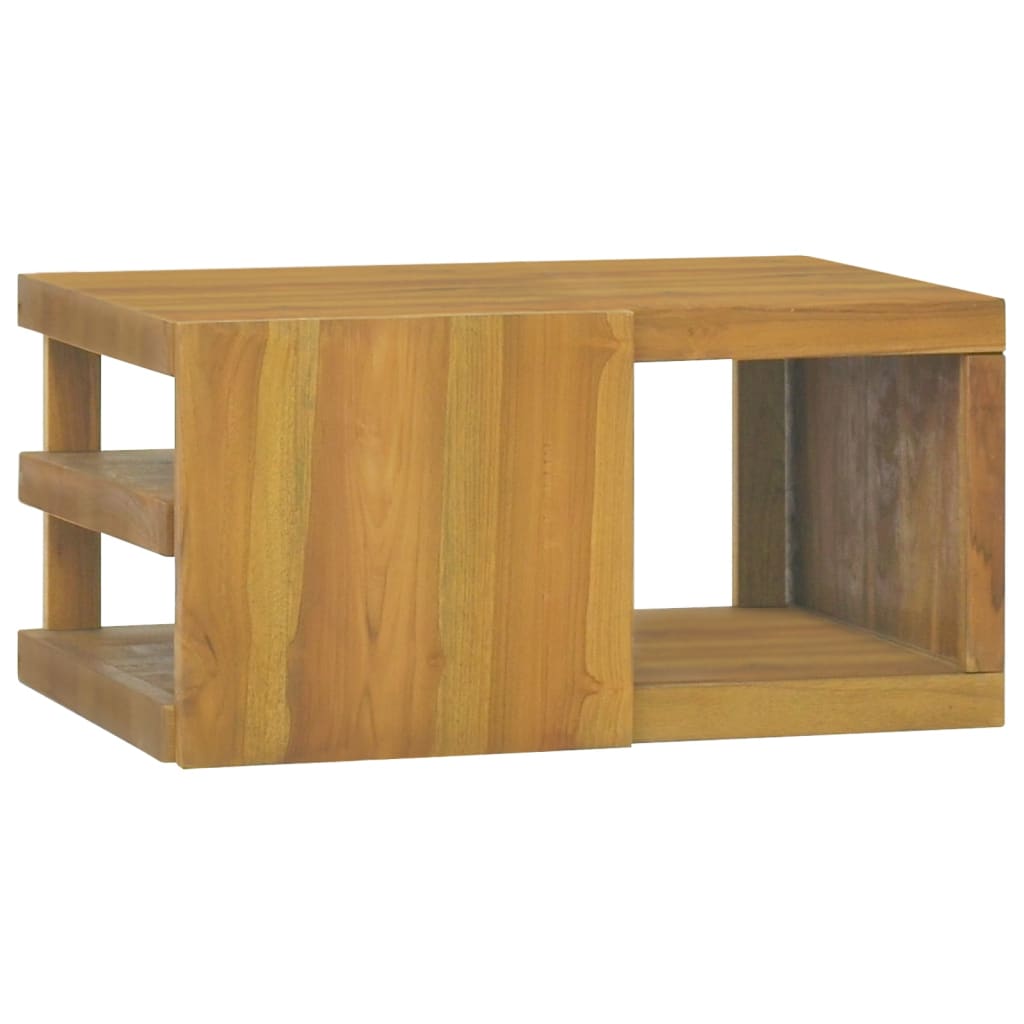 VidaXL Mueble de pared baño BERG madera maciza blanco 69,5x27x71,5 cm