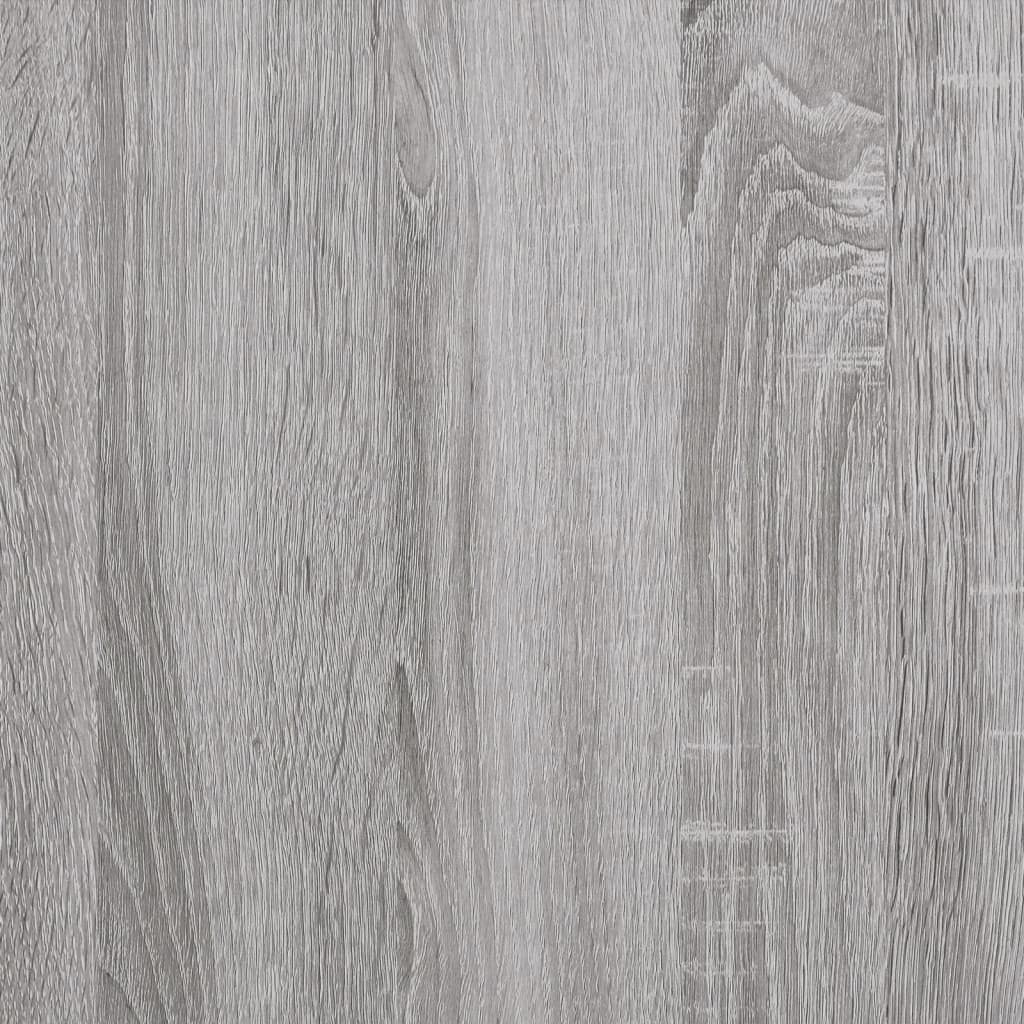 vidaXL Armario de baño madera contrachapada gris Sonoma 32x25,5x190 cm