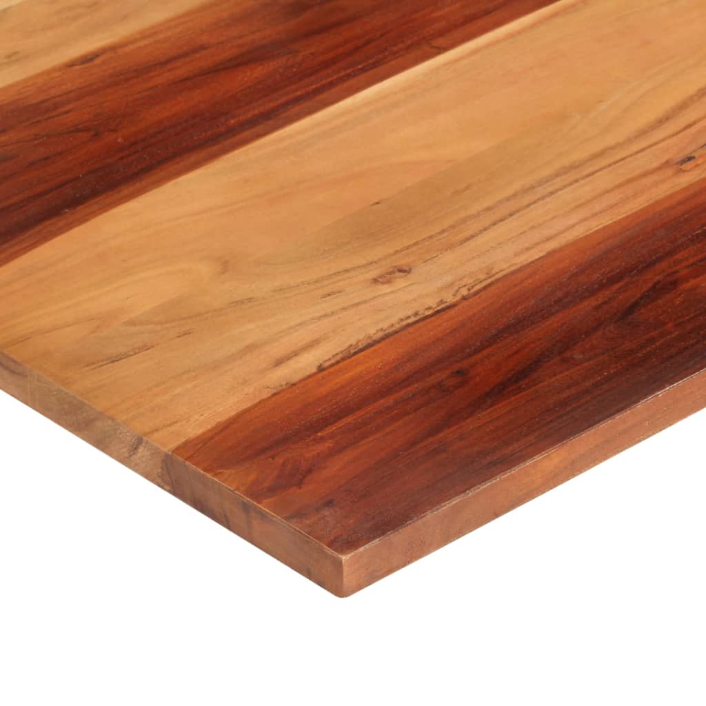 vidaXL Tablero de mesa madera maciza de acacia 25-27 mm 70x80 cm