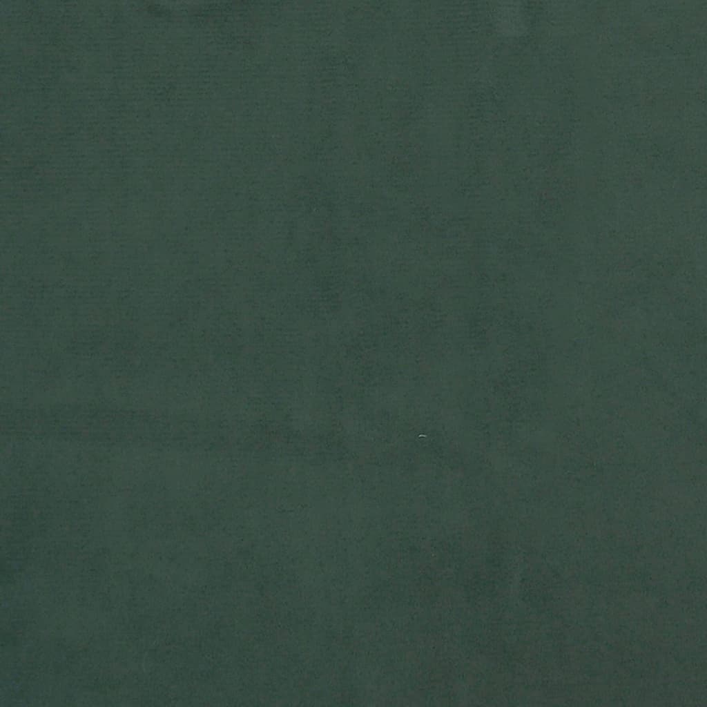 vidaXL Cabecero de terciopelo verde oscuro 103x16x78/88 cm
