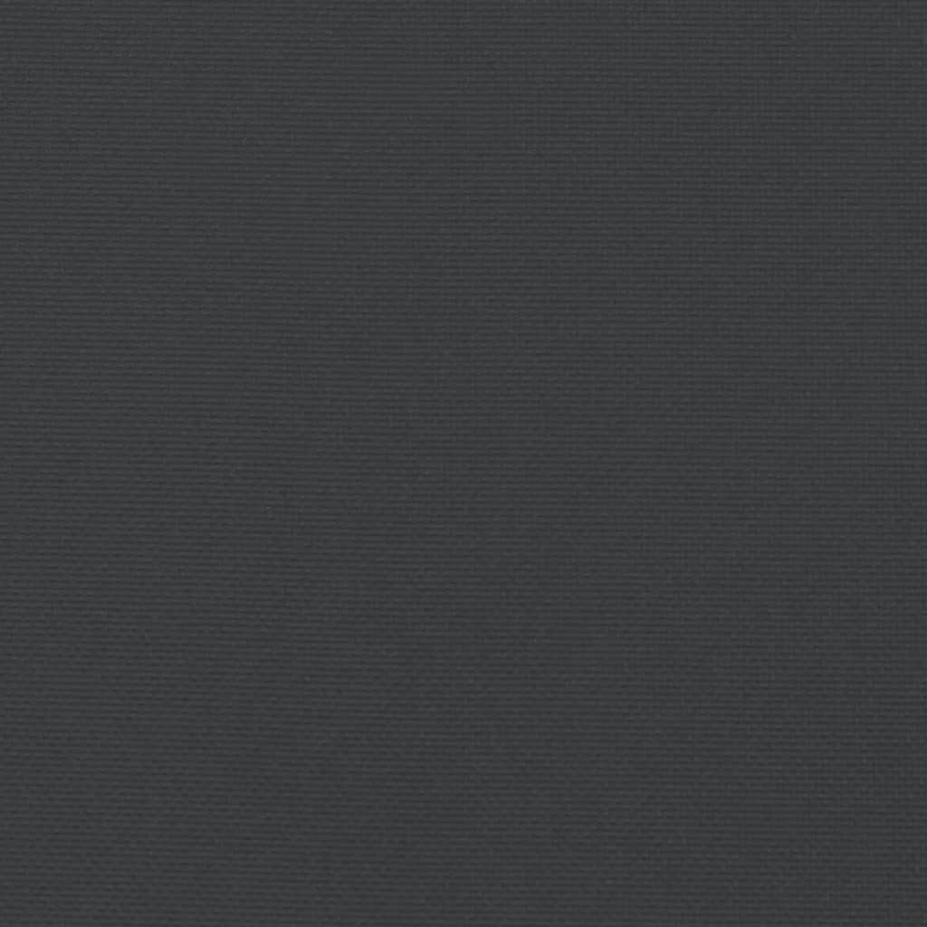 vidaXL Cojín de banco de jardín tela Oxford negro 150x50x3 cm