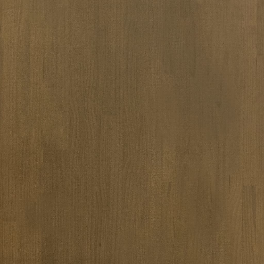 vidaXL Mesita de noche madera maciza de mango marrón miel 60x36x64 cm