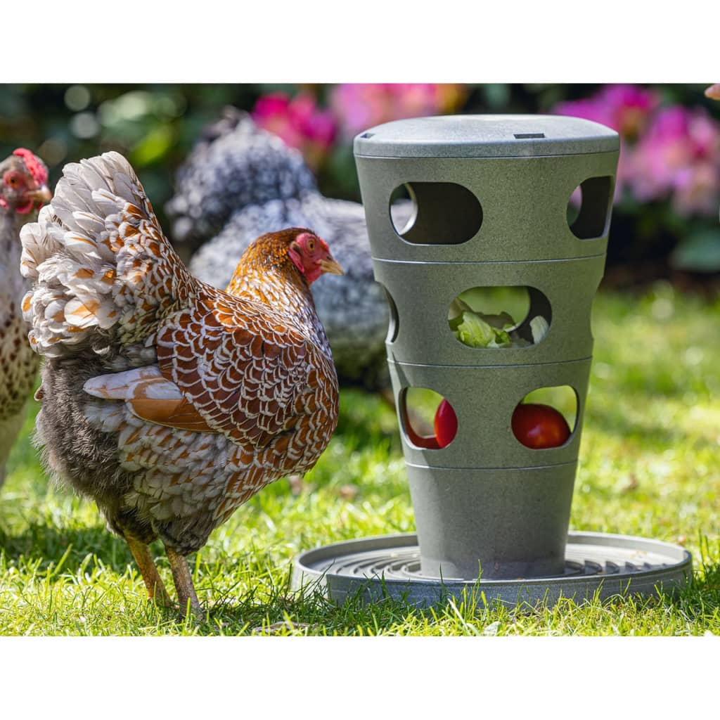 Beeztees Torre de alimentación para pollos gris 30x30x36 cm