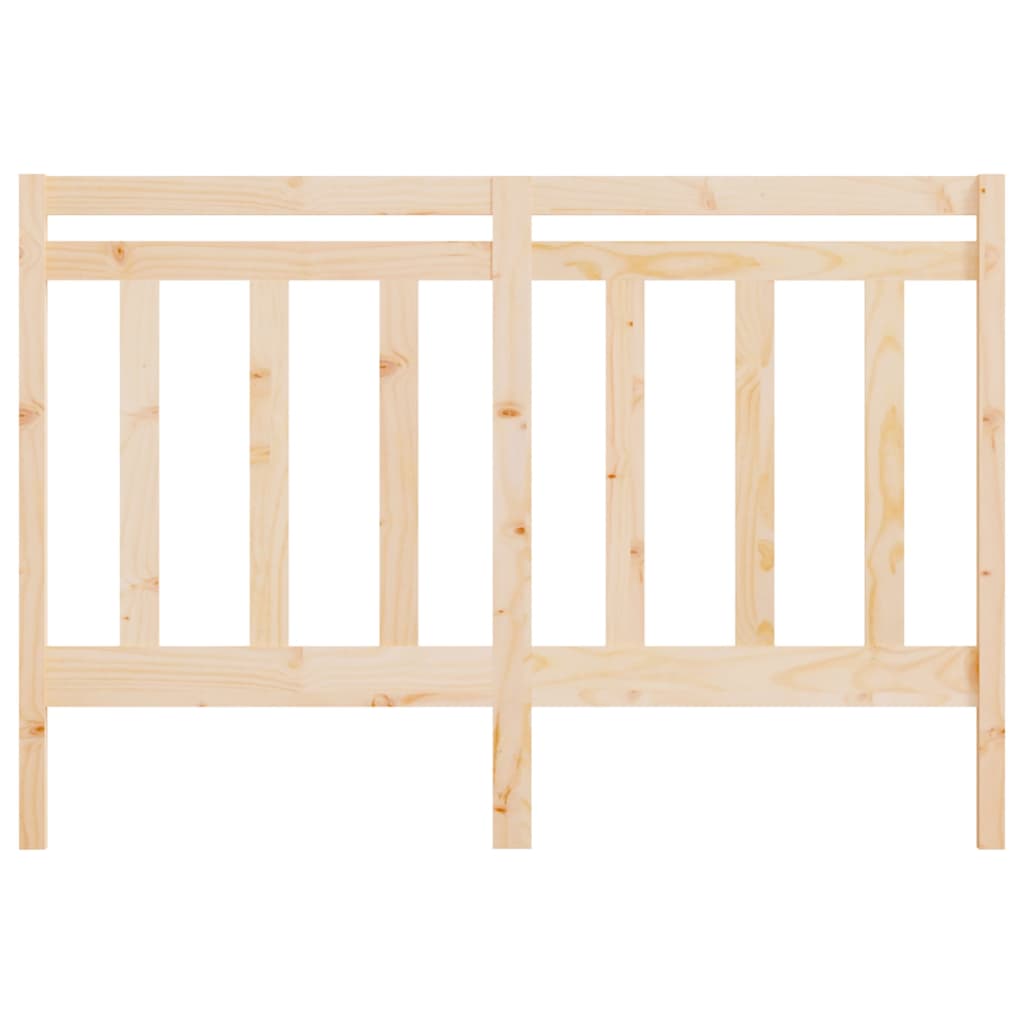 vidaXL Cabecero de cama madera maciza de pino 156x4x100 cm