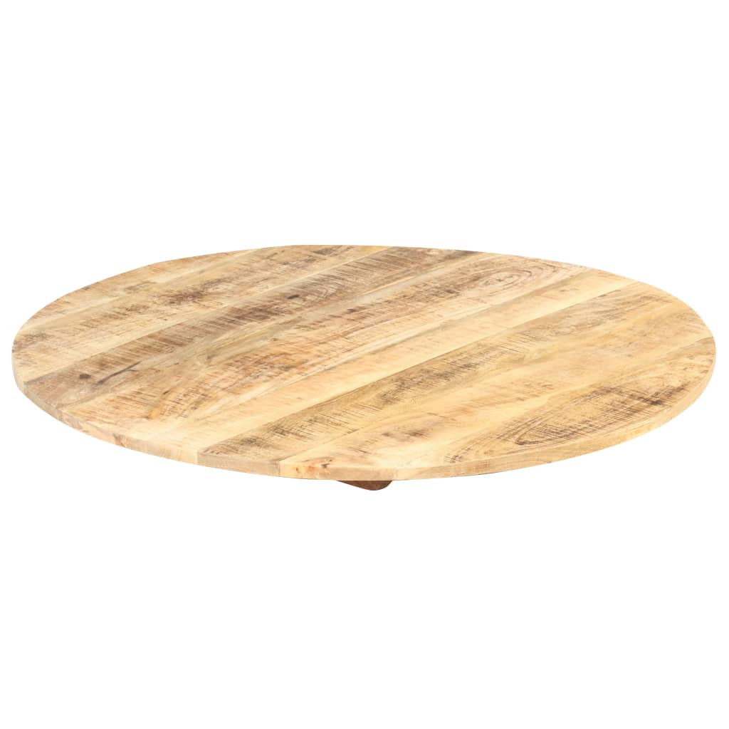 vidaXL Superficie de mesa redonda madera maciza de mango 15-16 mm 70cm