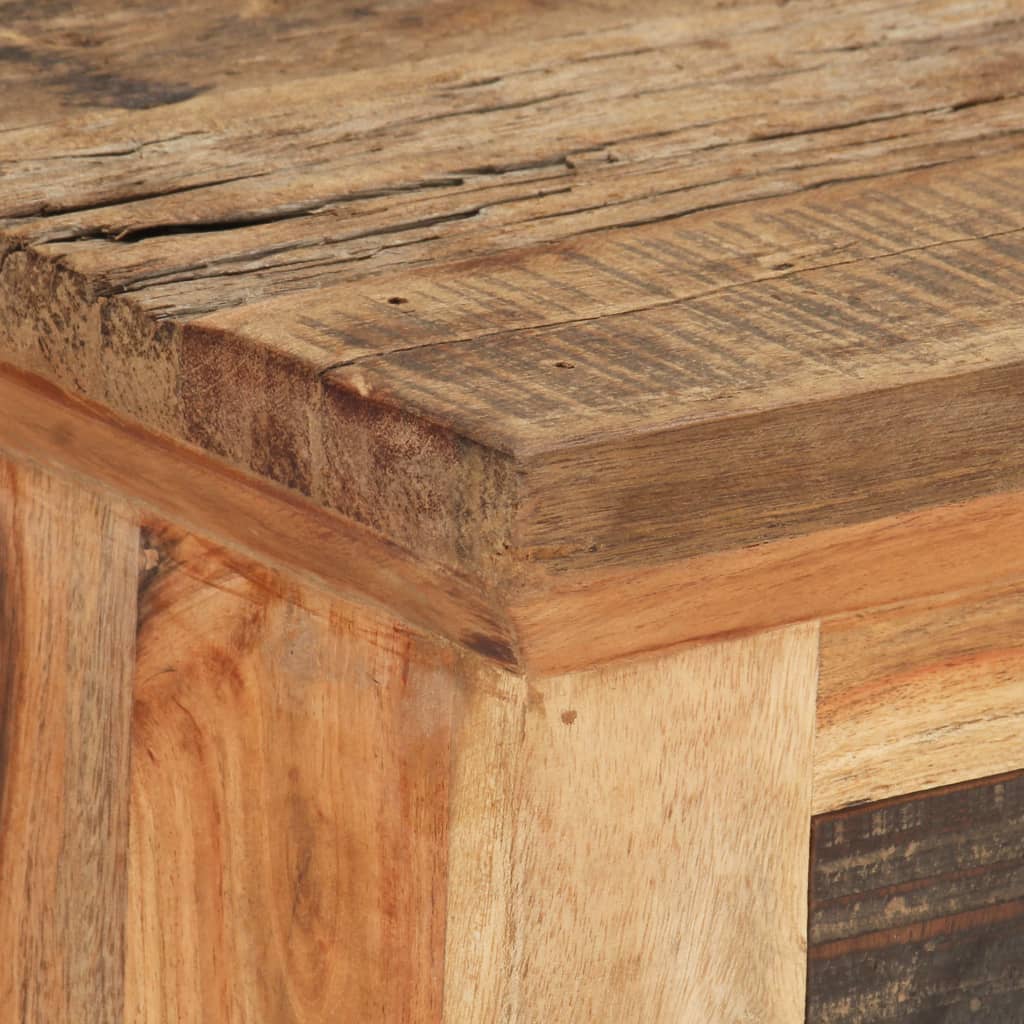 vidaXL Aparador de madera de acacia y madera reciclada 60x33x75 cm