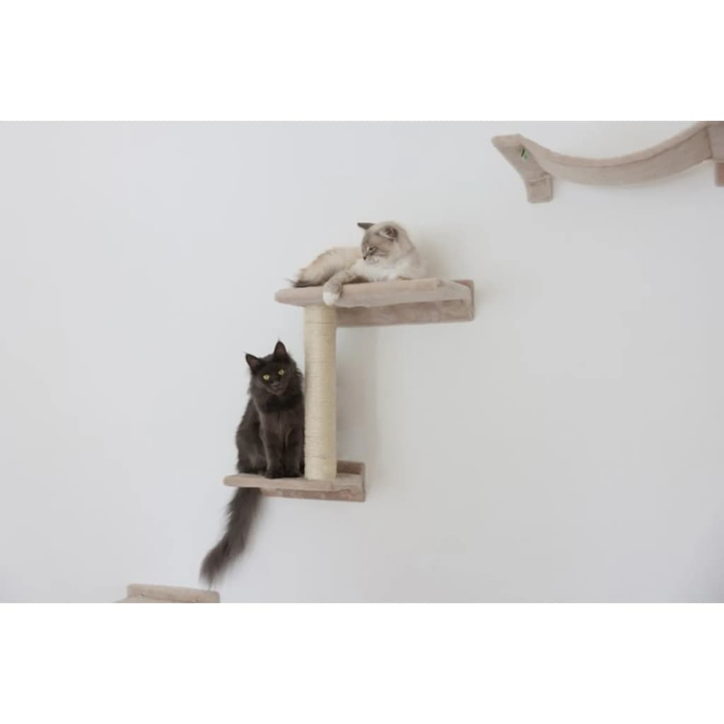 Kerbl Rascador de pared para gatos Zugspitze madera beige