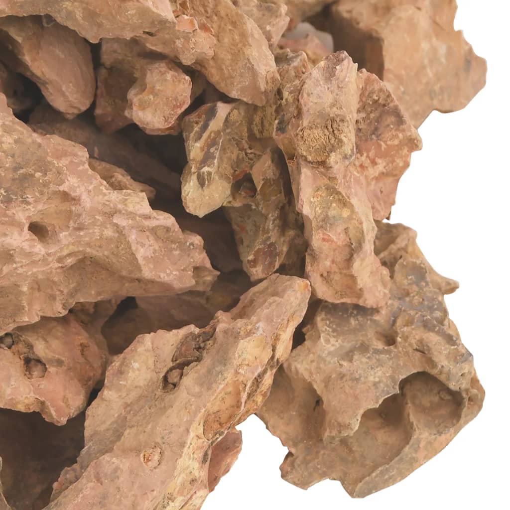 vidaXL Piedras de dragón marrón 10 kg 1-10 cm