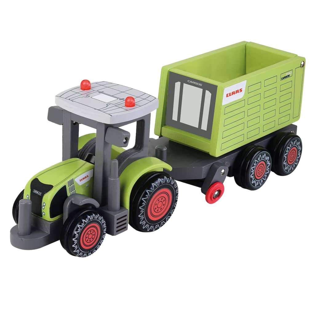 CLAAS Tractor de juguete con remolque Axion 870+ Cargos 9500 35 cm