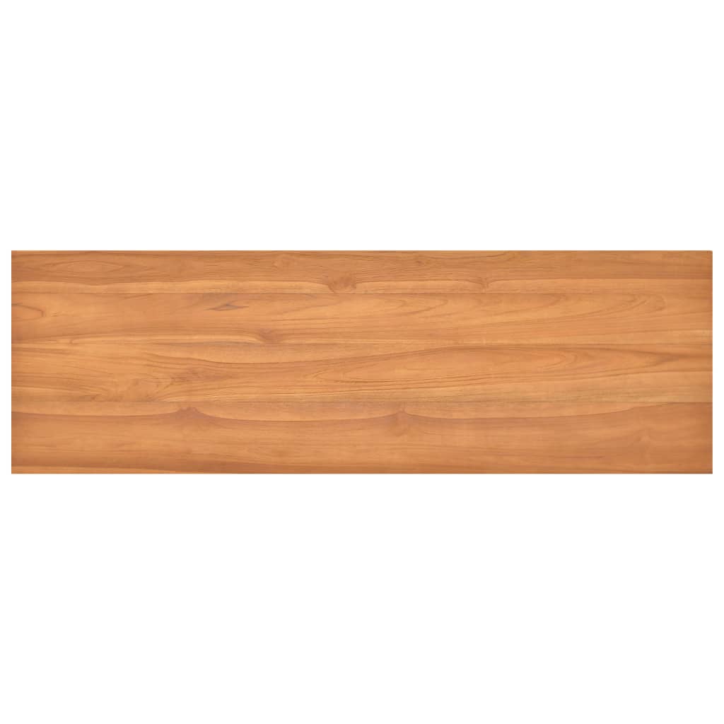 vidaXL Escritorio de madera maciza de teca 140x45x75 cm