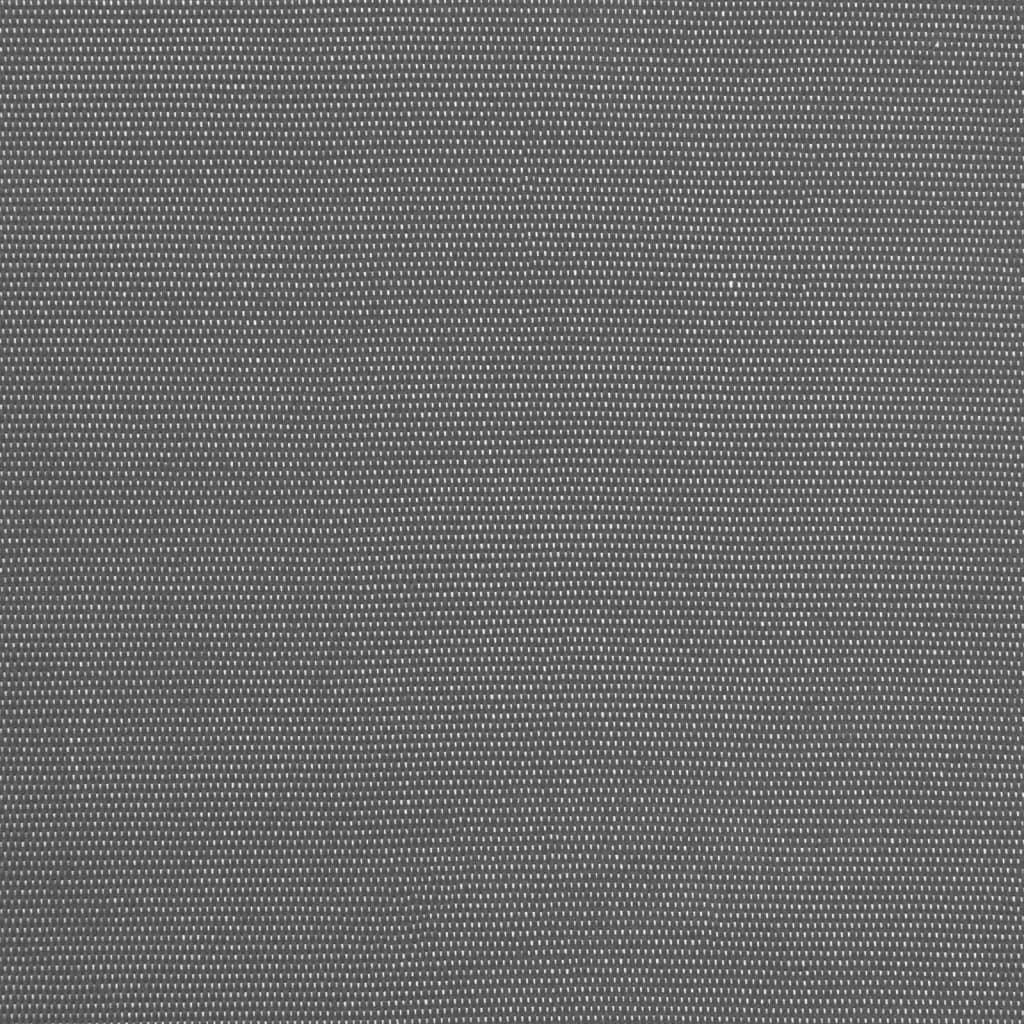 vidaXL Toldo retráctil de tela y acero gris antracita 400x150 cm