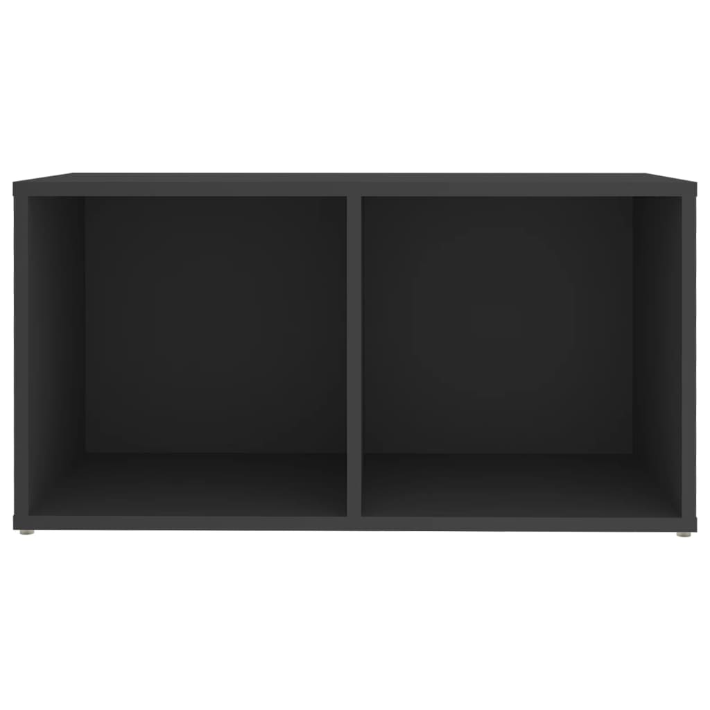 vidaXL Muebles de salón 2 pzas madera de ingeniería gris 72x35x36,5 cm