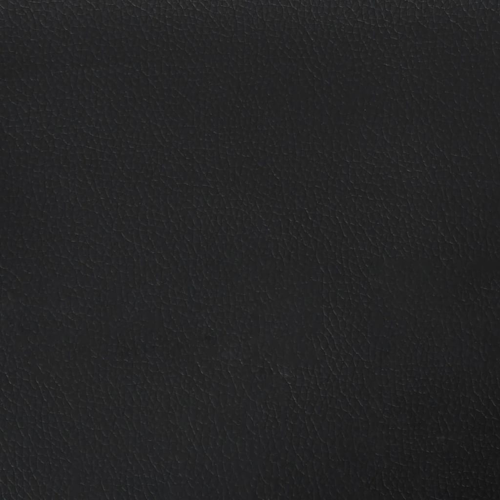 vidaXL Cabecero de cuero sintético negro 80x5x78/88 cm