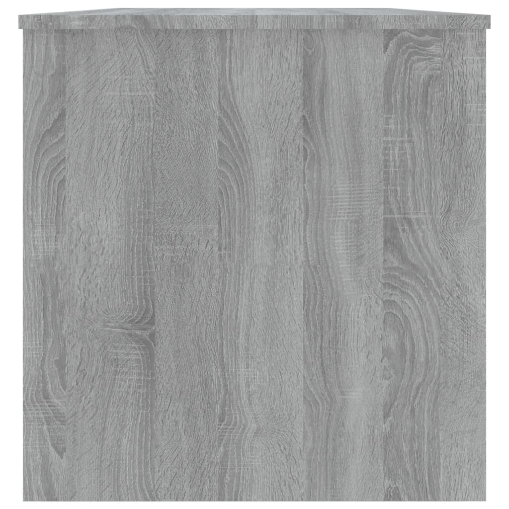 vidaXL Mesa de centro madera contrachapada gris Sonoma 102x50x52,5 cm
