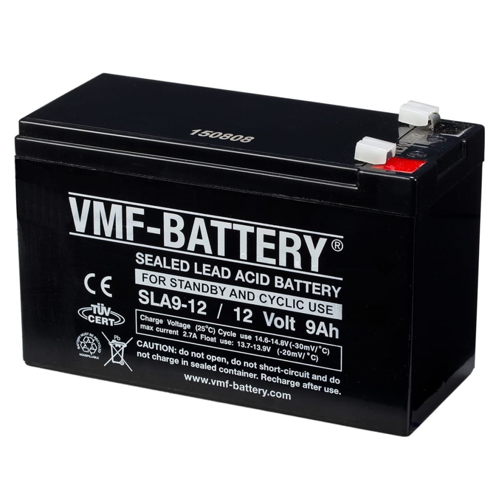 VMF Batería AGM Standby y Cíclica 12 V 9 Ah SLA9-12