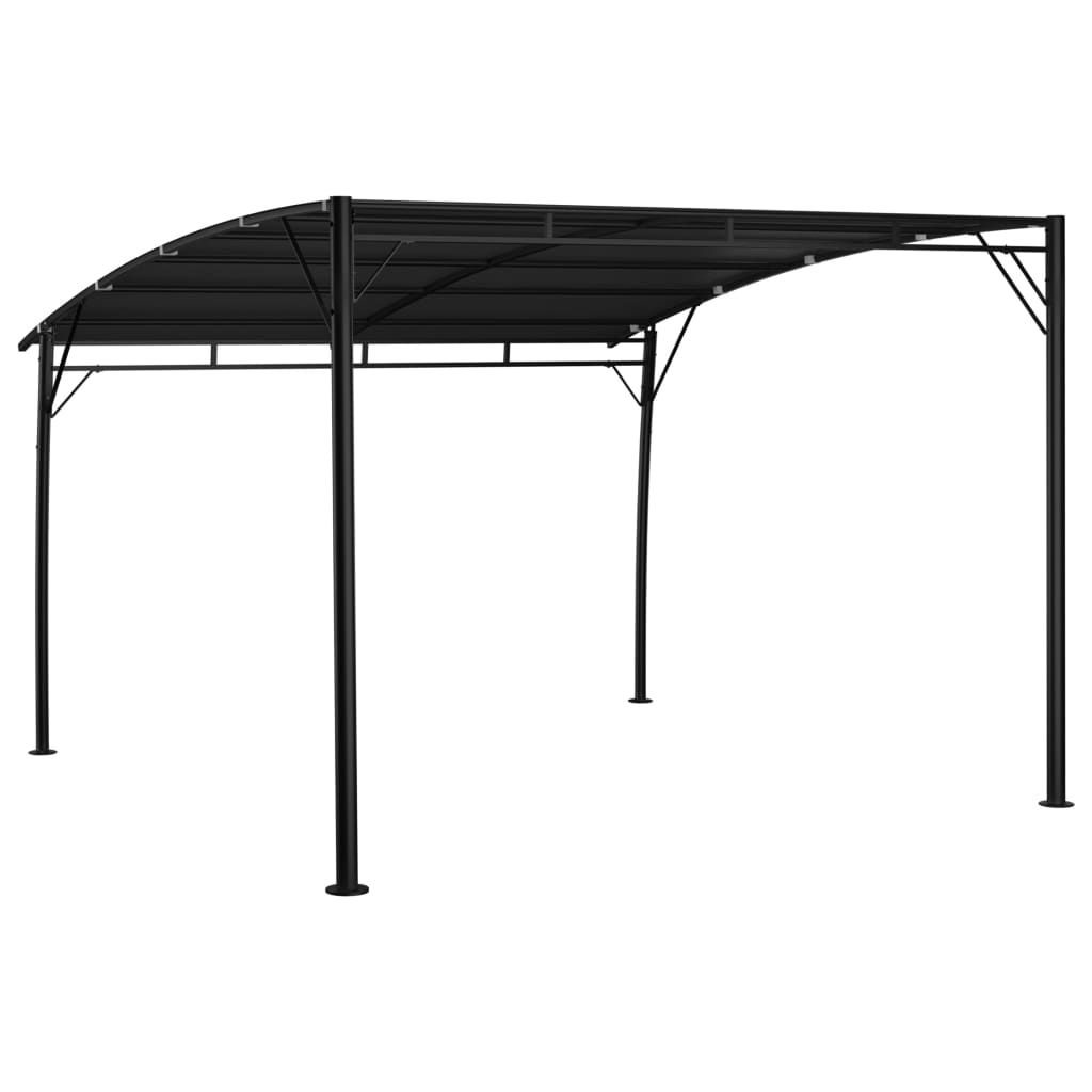 vidaXL Toldo parasol de jardín gris antracita 3x3x2,55 m