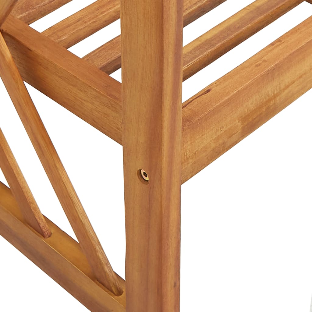 vidaXL Juego de muebles de jardín 2 piezas madera maciza de acacia