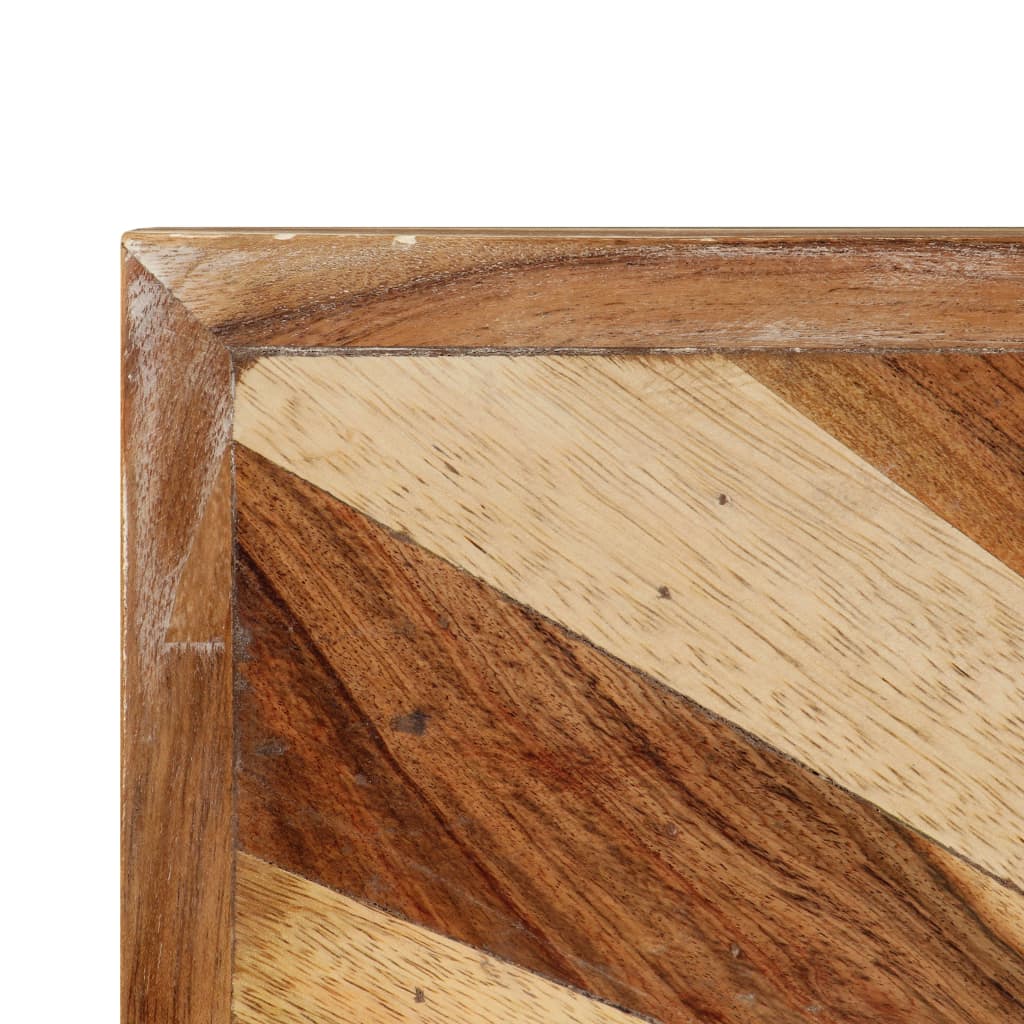 vidaXL Mesa de centro de madera de mango maciza 90x55x36 cm