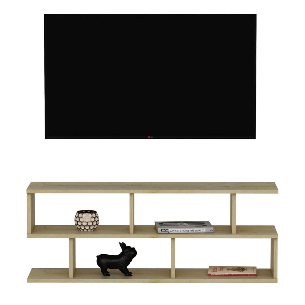 Homemania Mueble para TV Su roble 120x29,6x45 cm