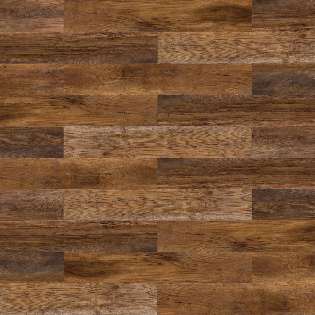 WallArt Tablones aspecto madera de roble Barnwood marrón oscuro
