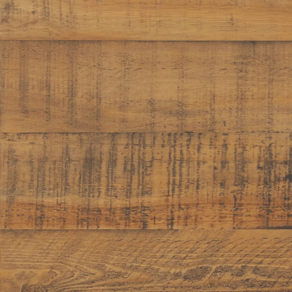 vidaXL Aparador de madera maciza de pino marrón 110x35x70 cm