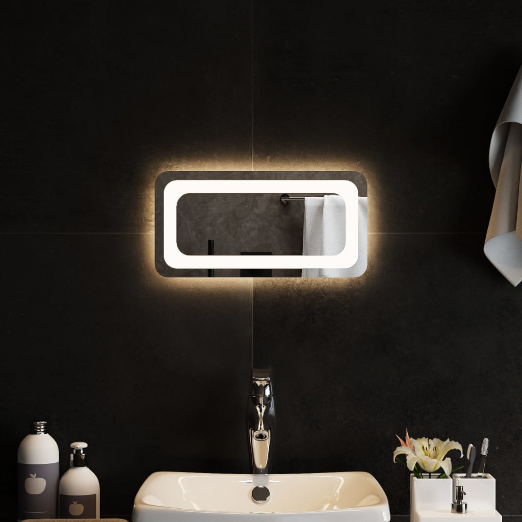 vidaXL Espejo de baño con LED 40x20 cm