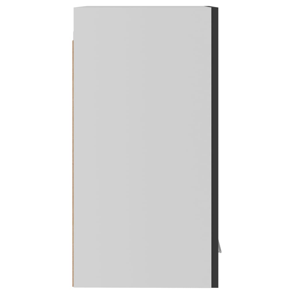 vidaXL Armario colgante cocina contrachapada gris 29,5x31x60 cm