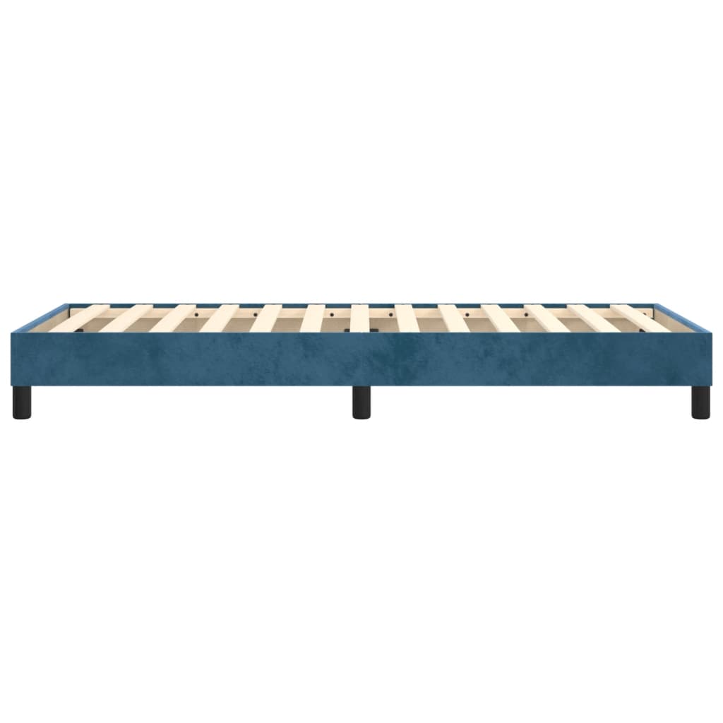 vidaXL Estructura de cama de terciopelo azul 80x200 cm
