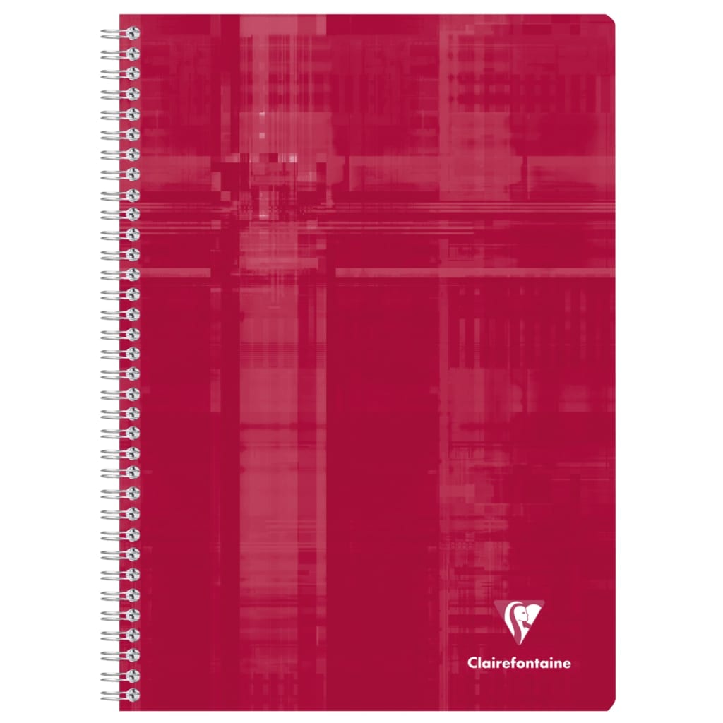 Clairefontaine Cuaderno con espiral A4 90 hojas rayado con margen 5uds