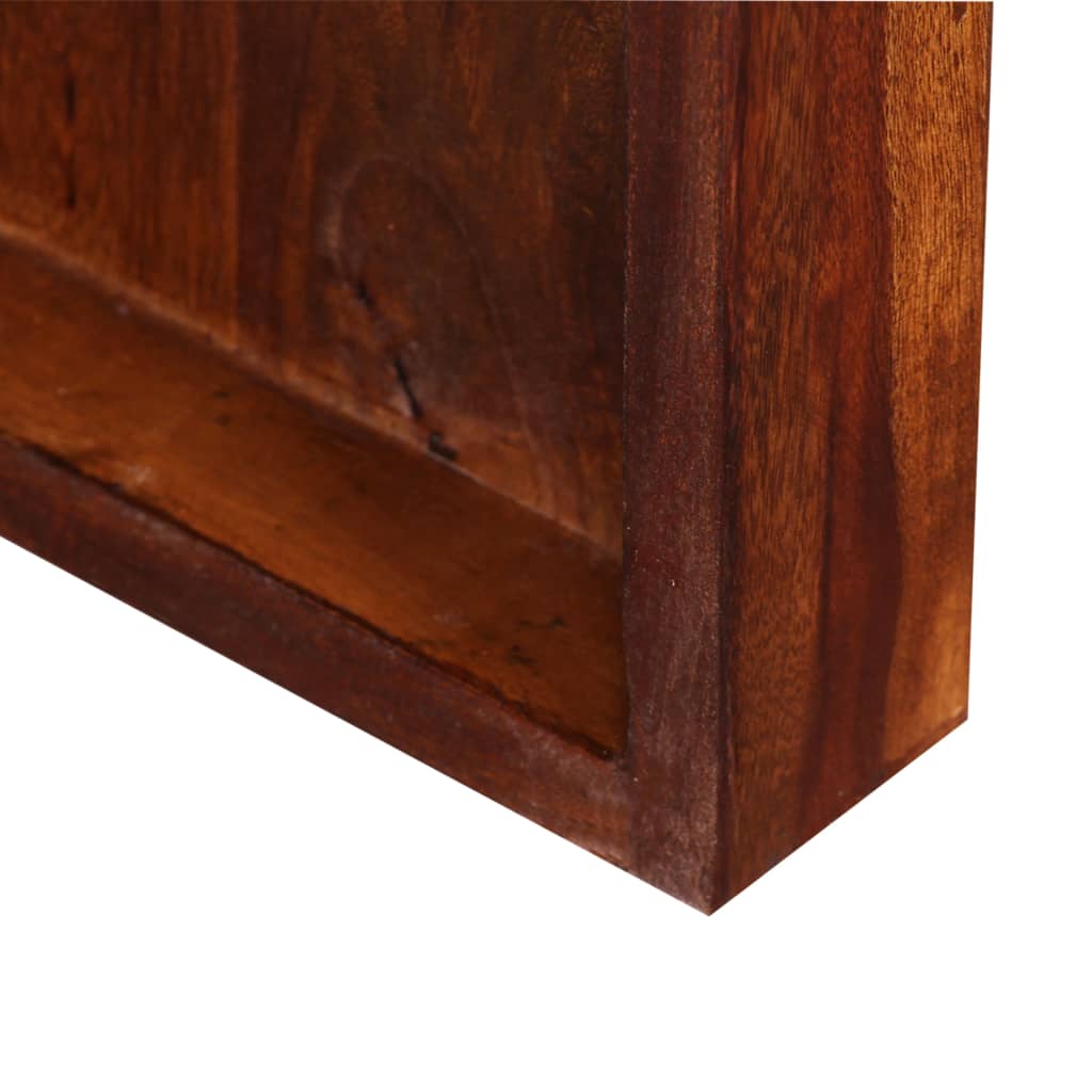 vidaXL Aparador/escritorio madera maciza de sheesham marrón