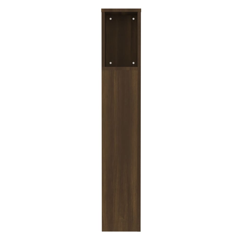vidaXL Armario cabecero marrón roble 100x18,5x104,5 cm