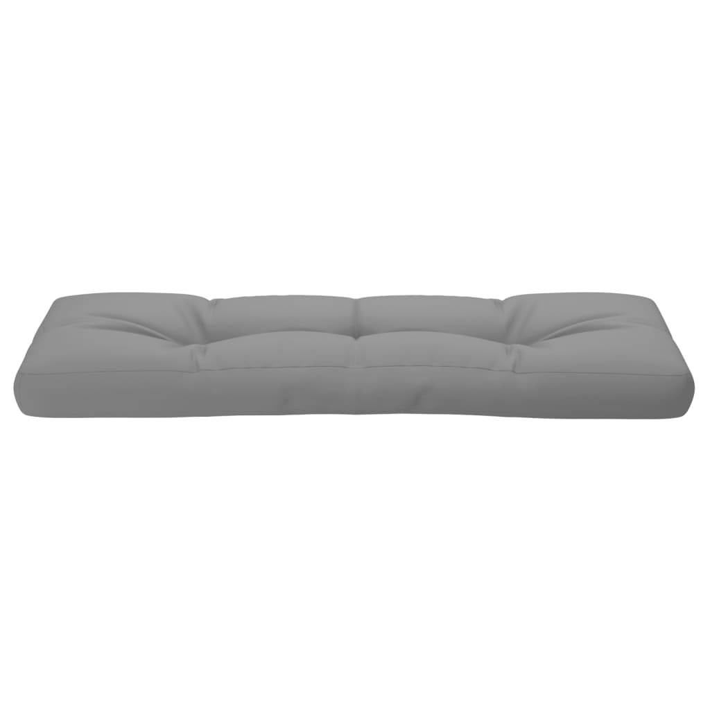 vidaXL Cojín para sofá de palets tela gris 120x40x12 cm