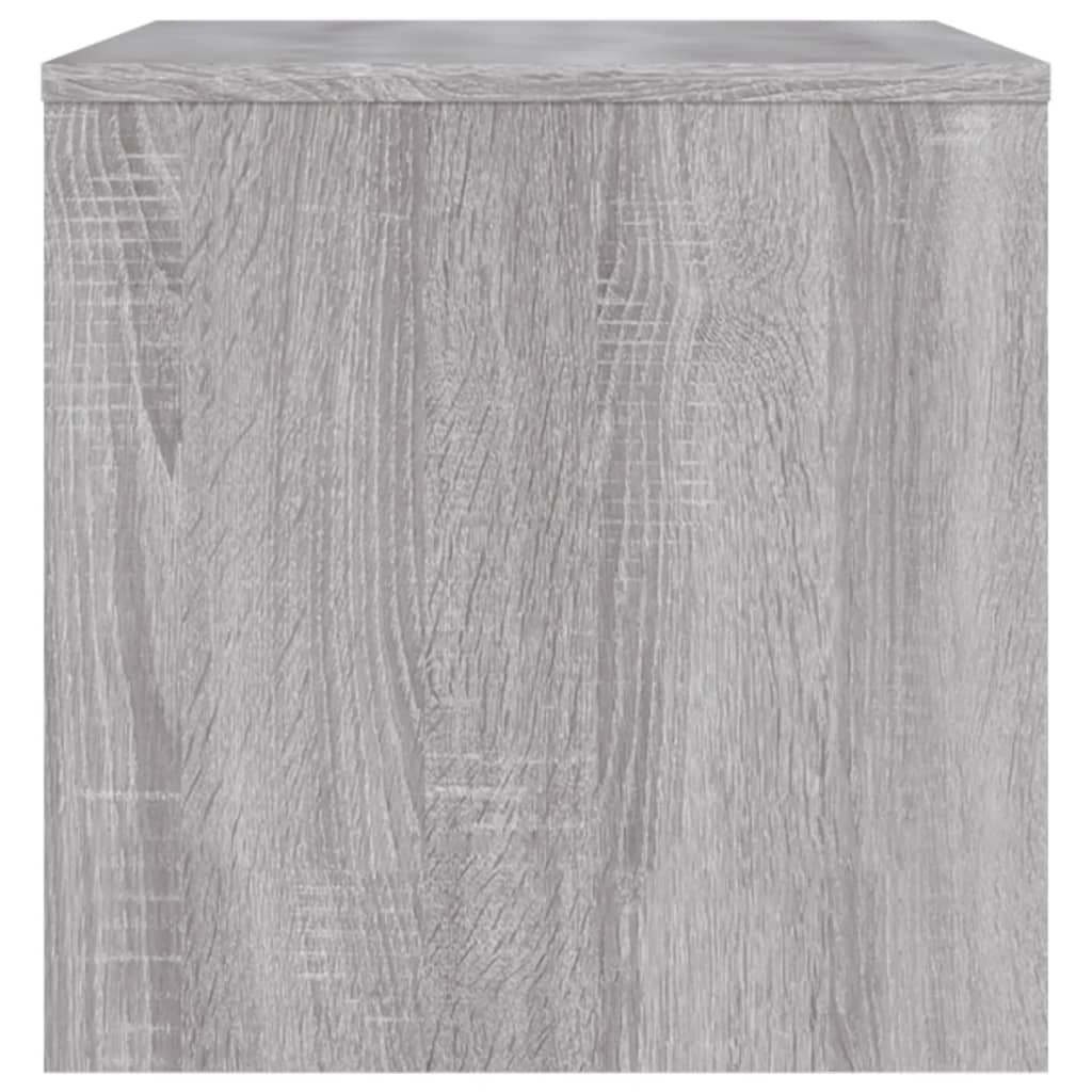 vidaXL Mueble de TV madera de ingeniería gris Sonoma 80x40x40 cm