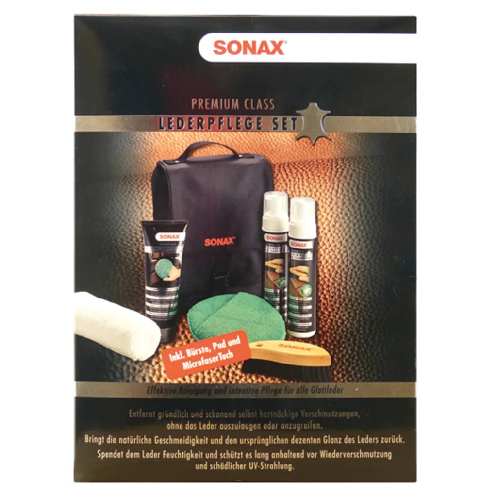 Sonax Set para el cuidado del cuero del vehículo PremiumClass