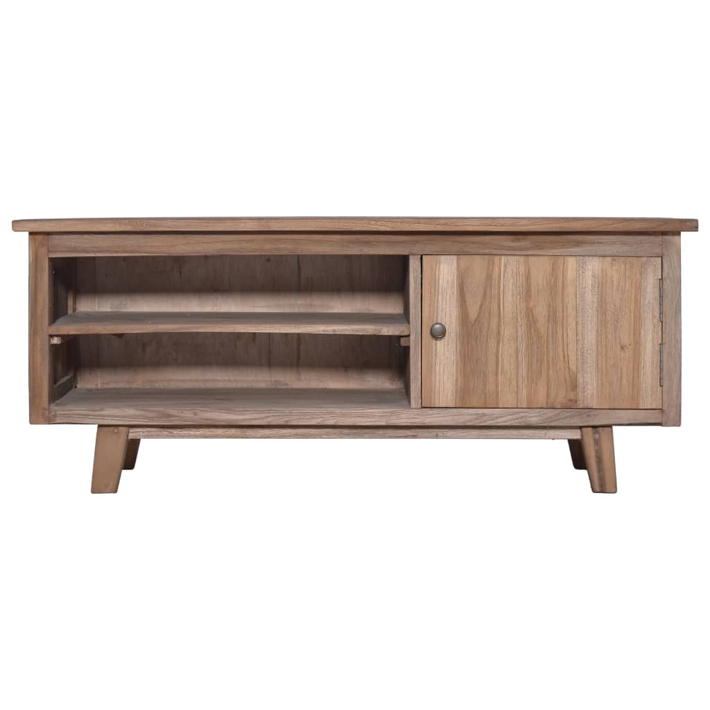 vidaXL Mueble para TV madera maciza de teca 100x30x40 cm