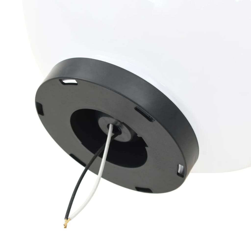 vidaXL Juego de lámparas de bola LED 6 uds esféricas PMMA 20/30/40 cm