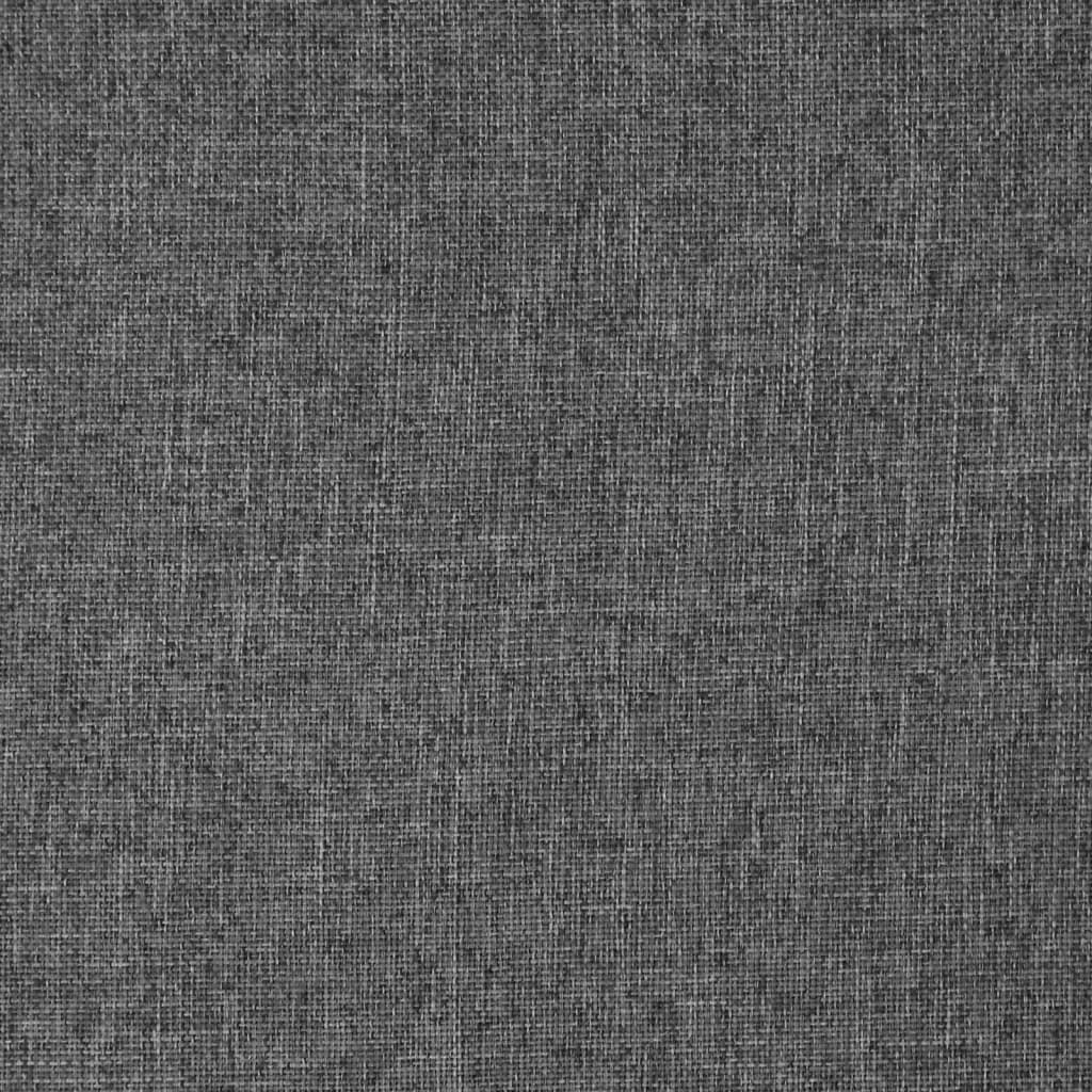 vidaXL Silla de suelo plegable de tela gris oscuro