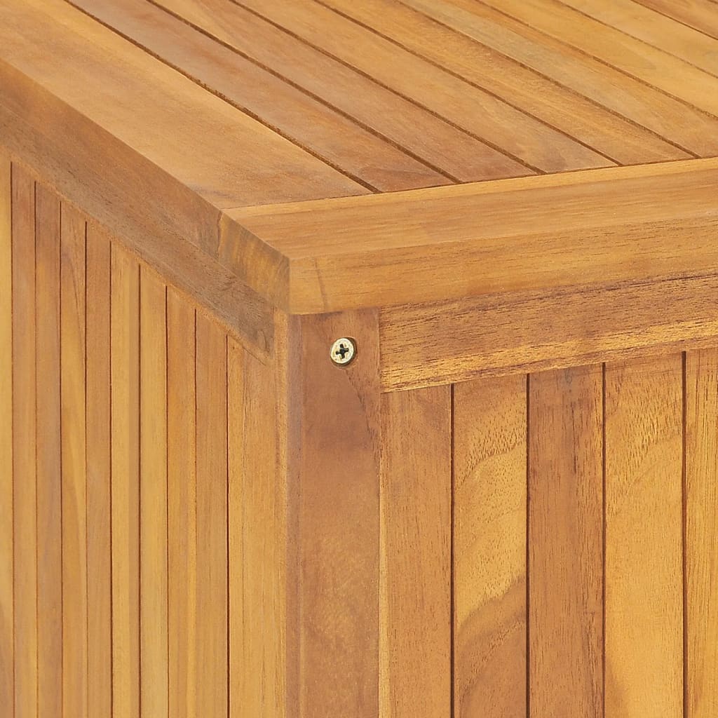 vidaXL Envolvente de madera de acacia maciza de spa de 107.5 x 20.9  pulgadas, elegante y duradero, con marco de aluminio recubierto de polvo y  acabado