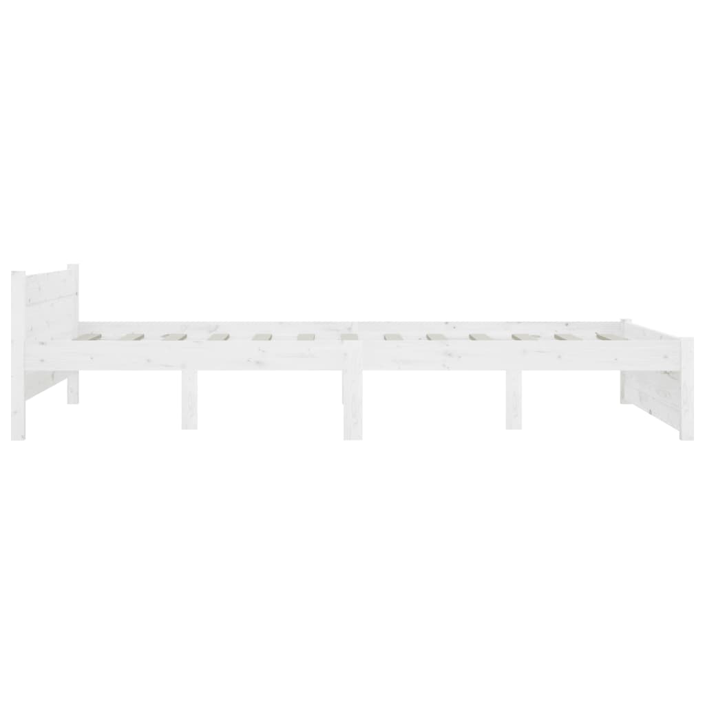 vidaXL Estructura de cama con cajones blanco 120x200 cm