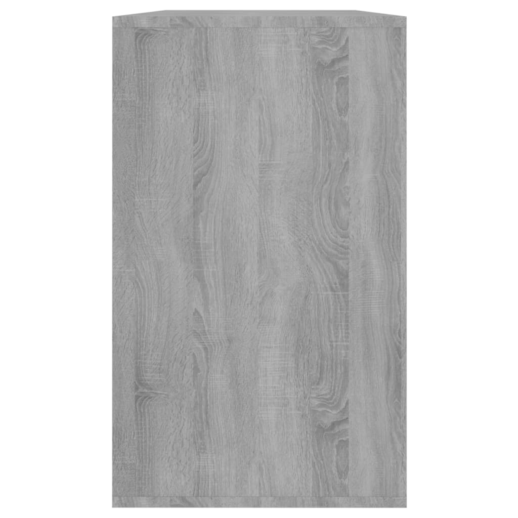 vidaXL Aparador de madera de ingeniería gris Sonoma 120x41x75 cm