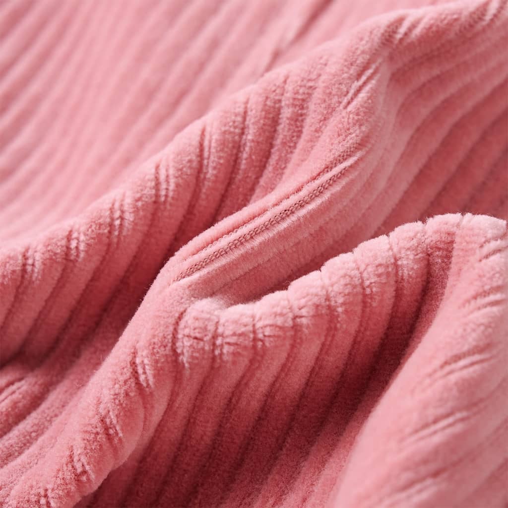 Vestido infantil pana rosa claro 92